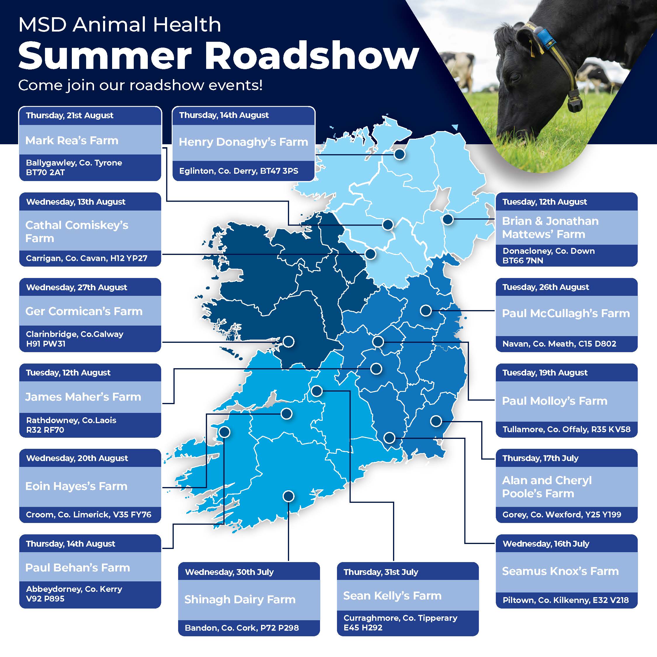 MSD Animal Health announce 2025 SenseHub Summer Roadshow